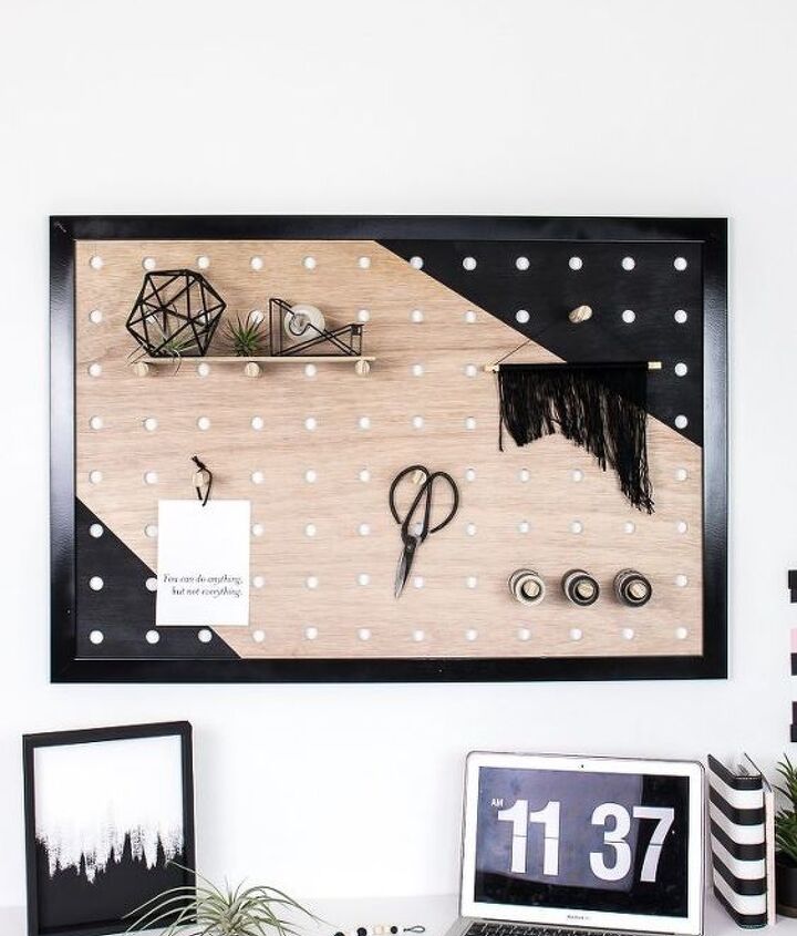 how to make an oversized pegboard