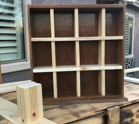 drawer to cubby shelf