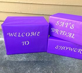 how to diy welcome sign using boxes