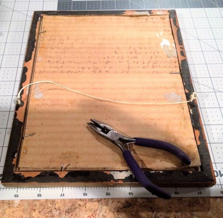 How To Turn A 1 Picture Frame Into Tray Hometalk How To Turn A 1 Picture Frame Into Tray