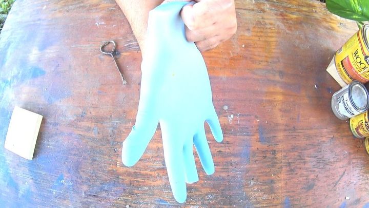 how to stain wood it s easy for beginners, Wear gloves