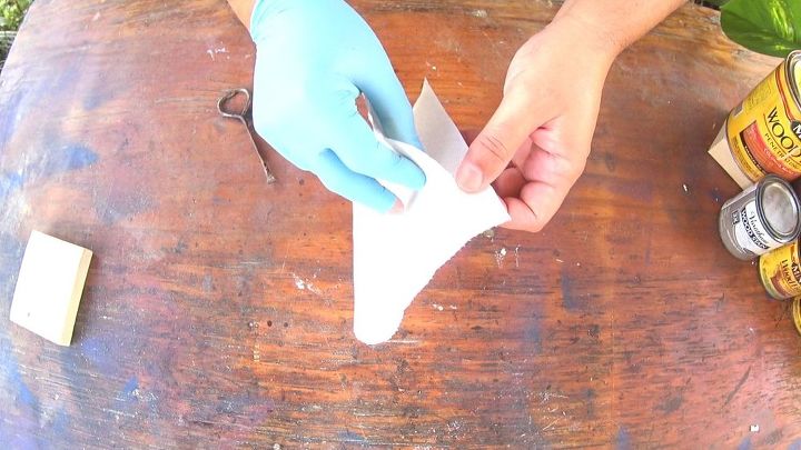 how to stain wood it s easy for beginners, use a towel rag or pad applicator