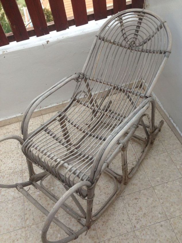 q any ideas for this old rocking chair