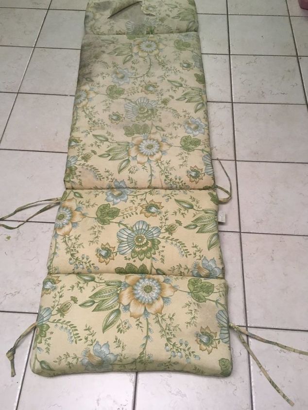 recovering a patio lounge cushion spring time is coming and my