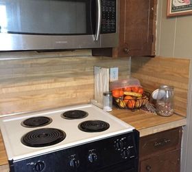 Our House Has The 70 S Butcher Block Formica And It Goes Up The