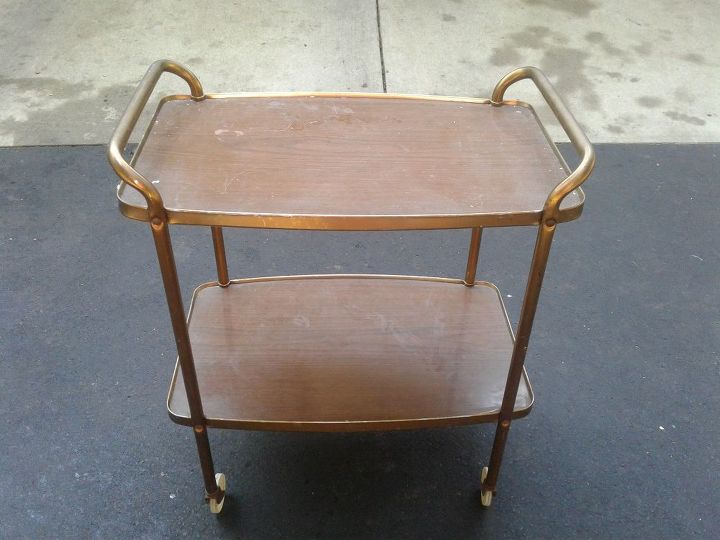 cheap easy and beautiful bar cart makeover