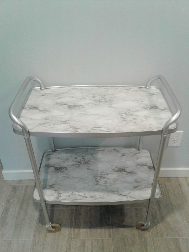 cheap easy and beautiful bar cart makeover