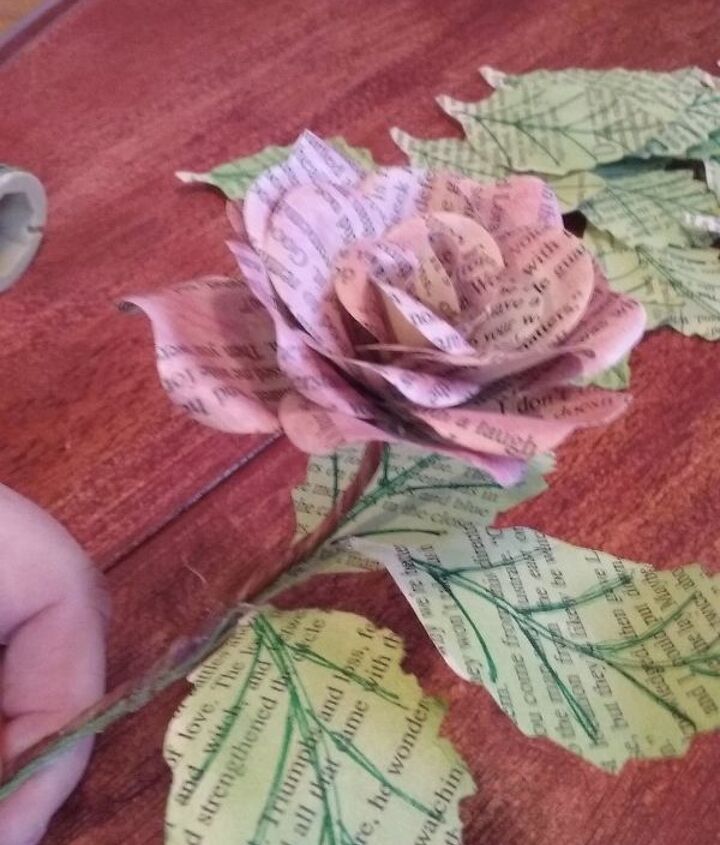 faux roses the paper variety