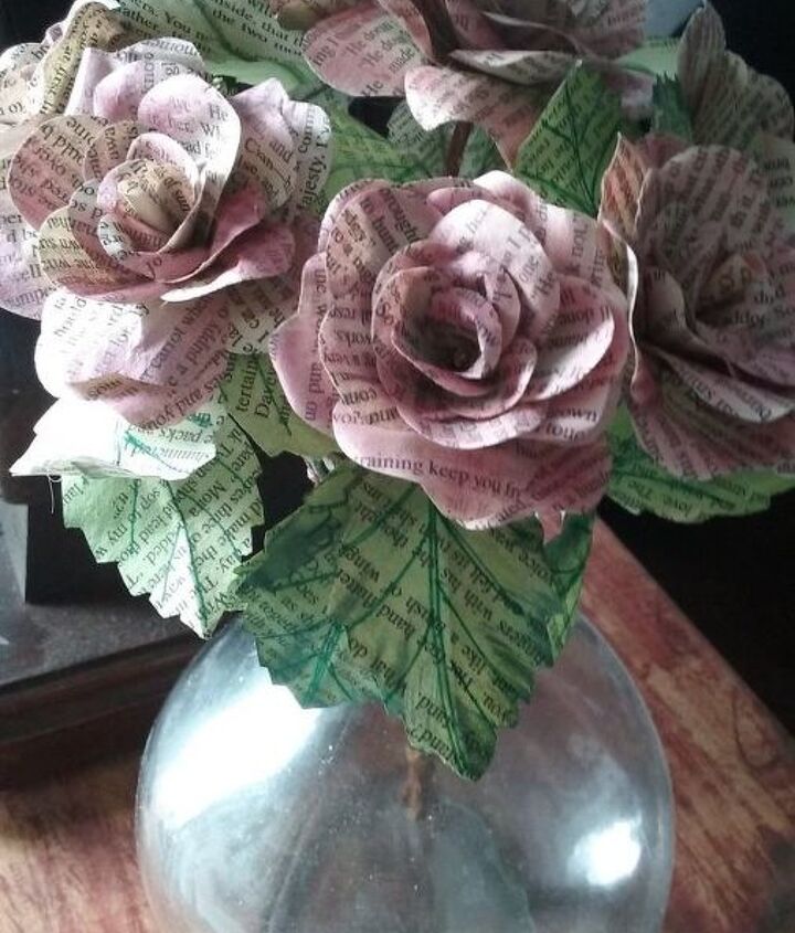 faux roses the paper variety