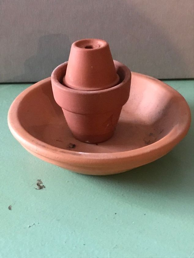 having fun with terracotta, Option 2 for stacking pots