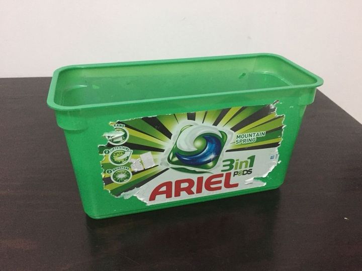 re purposing detergent box