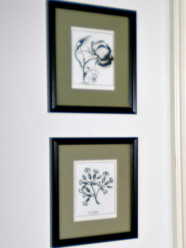 custom scrapbook paper mats for your frames