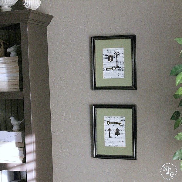 custom scrapbook paper mats for your frames