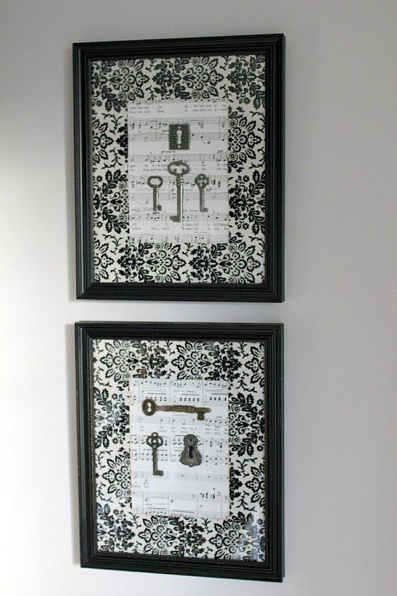 custom scrapbook paper mats for your frames