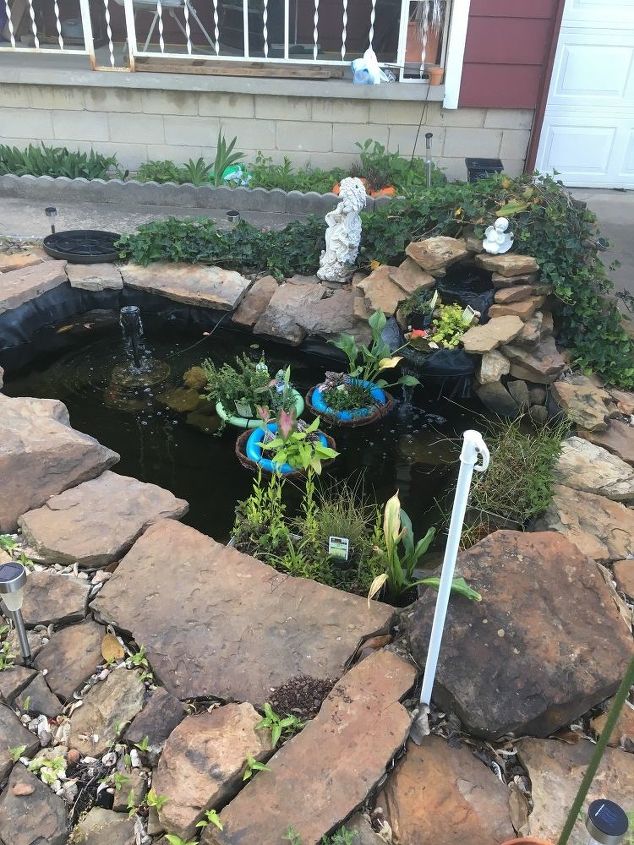 q how do i add a waterfall to my garden pond