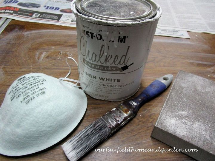 chalk paint magic there s money in the basement, Rustoleum Chalk Paint materials