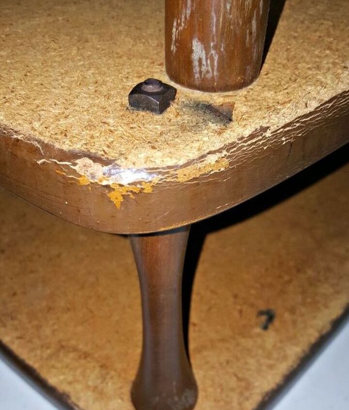 retro side table makeover