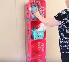 the newest diy space saving storage ideas to keep your home organized, Dollar Tree Storage Shelf