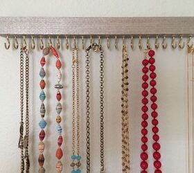 the newest diy space saving storage ideas to keep your home organized, Jewelry Holder