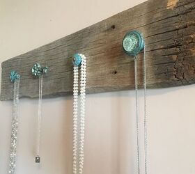 the newest diy space saving storage ideas to keep your home organized, Decorative Barn Wood Hanger