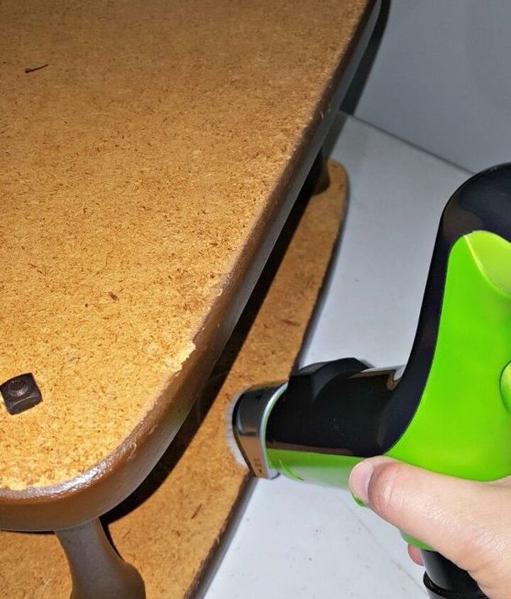 retro side table makeover