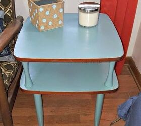 retro side table makeover