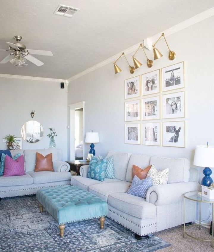 our modern living room reveal