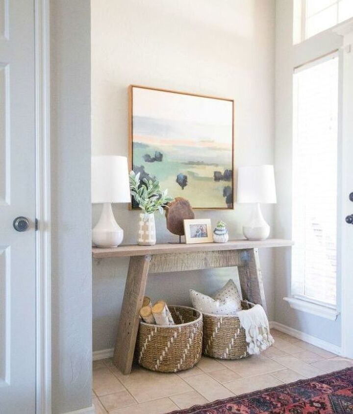 a gorgeous diy console table