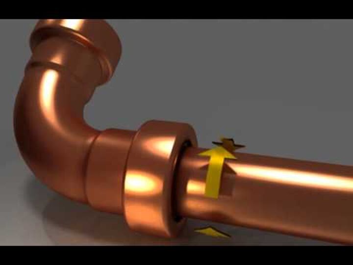 q copper swivel joint and spout end cap