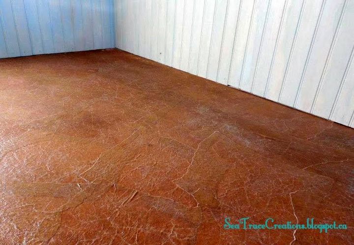 frugal faux floors brown paper treatment
