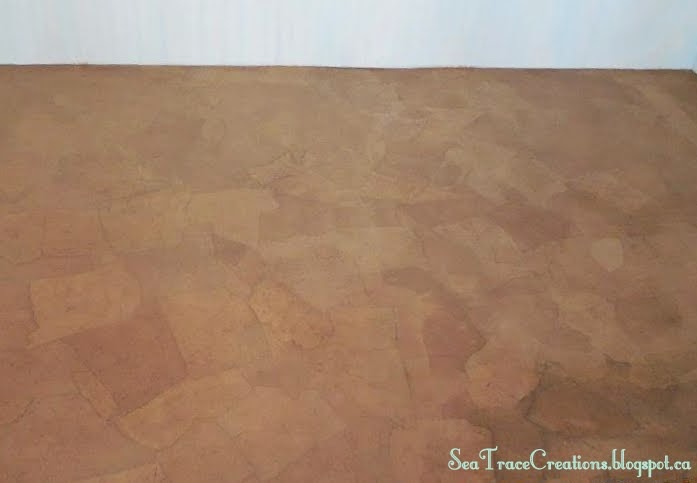frugal faux floors brown paper treatment