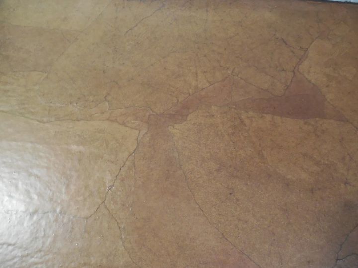 frugal faux floors brown paper treatment
