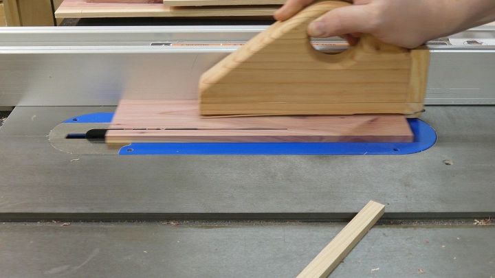 custom cedar utensil organizer