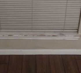 how to fix window sill chewed up by dogs