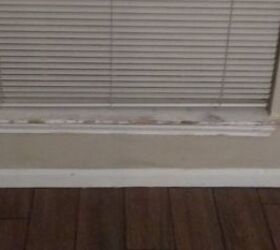 window sill fix chewed dogs hometalk wood replace