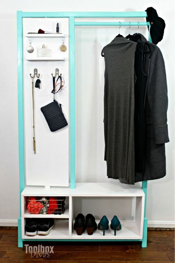 minimalist clothes rack wardrobe for small spaces