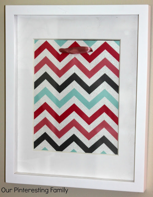 s 31 creative ways to fill empty wall space, Frame gift bags