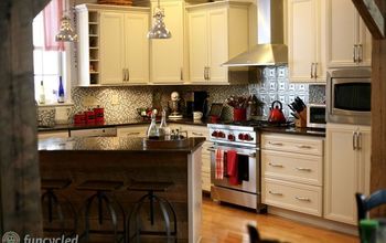 Benjamin Moore’s Wind’s Breath Painted Kitchen Cabinets