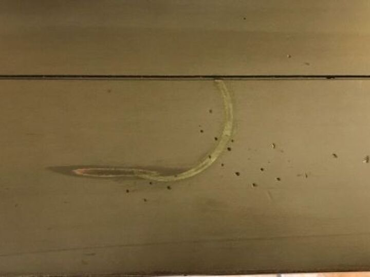 q ideas on how to cover get rid of this stain