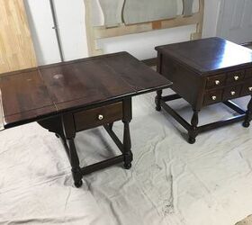 two end tables one storage cabinet