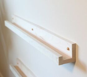how to diy book ledges for your nursery
