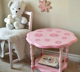 Adorable Hand Painted Children's Flower Table