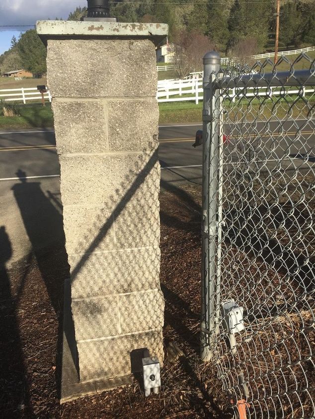 q how to cover cinder block columns