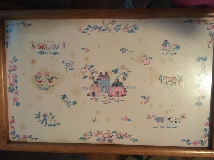 q i have tv trays that need to be painted the surface is like flormica