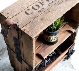 making a faux industrial crate cart that s real cool