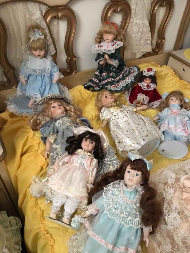 how to tell if these ceramic dolls are worth and how to store them