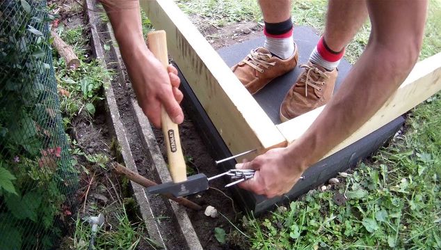 making the workshop tiny house