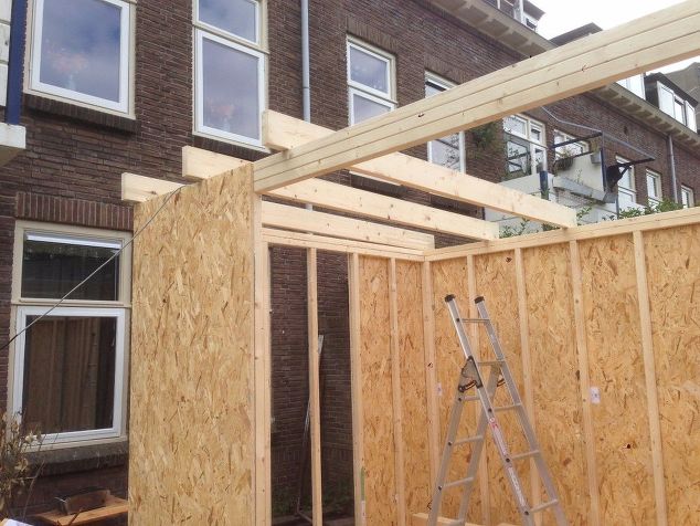 making the workshop tiny house