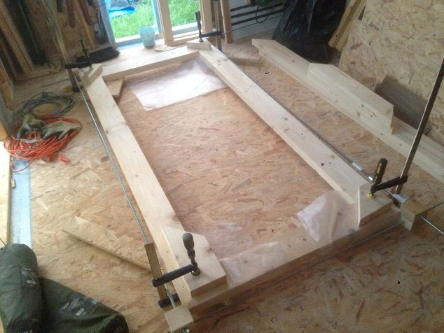 making the workshop tiny house