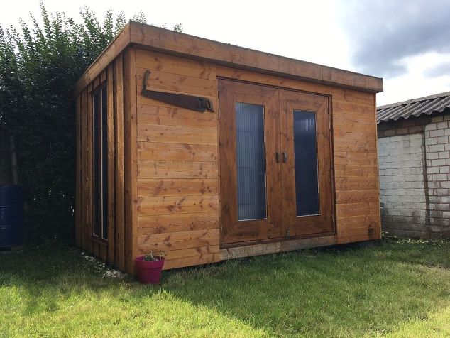 making the workshop tiny house